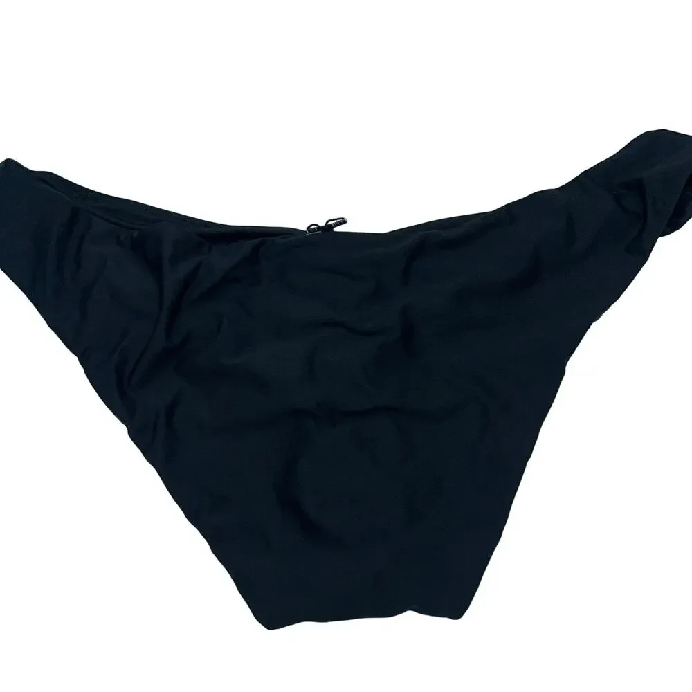 New NWT J. Crew Black Bikini Swim Bathing Suit Bottom Women's Size 3X